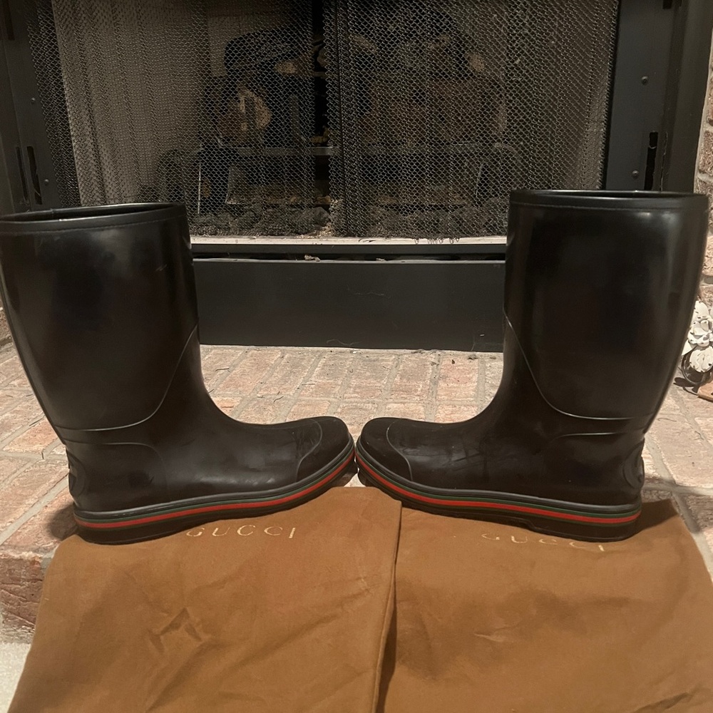 Gucci Men’s Rain Boots - Gucci size 11/US 12